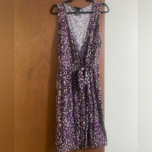 Lame Bryant wrap dress